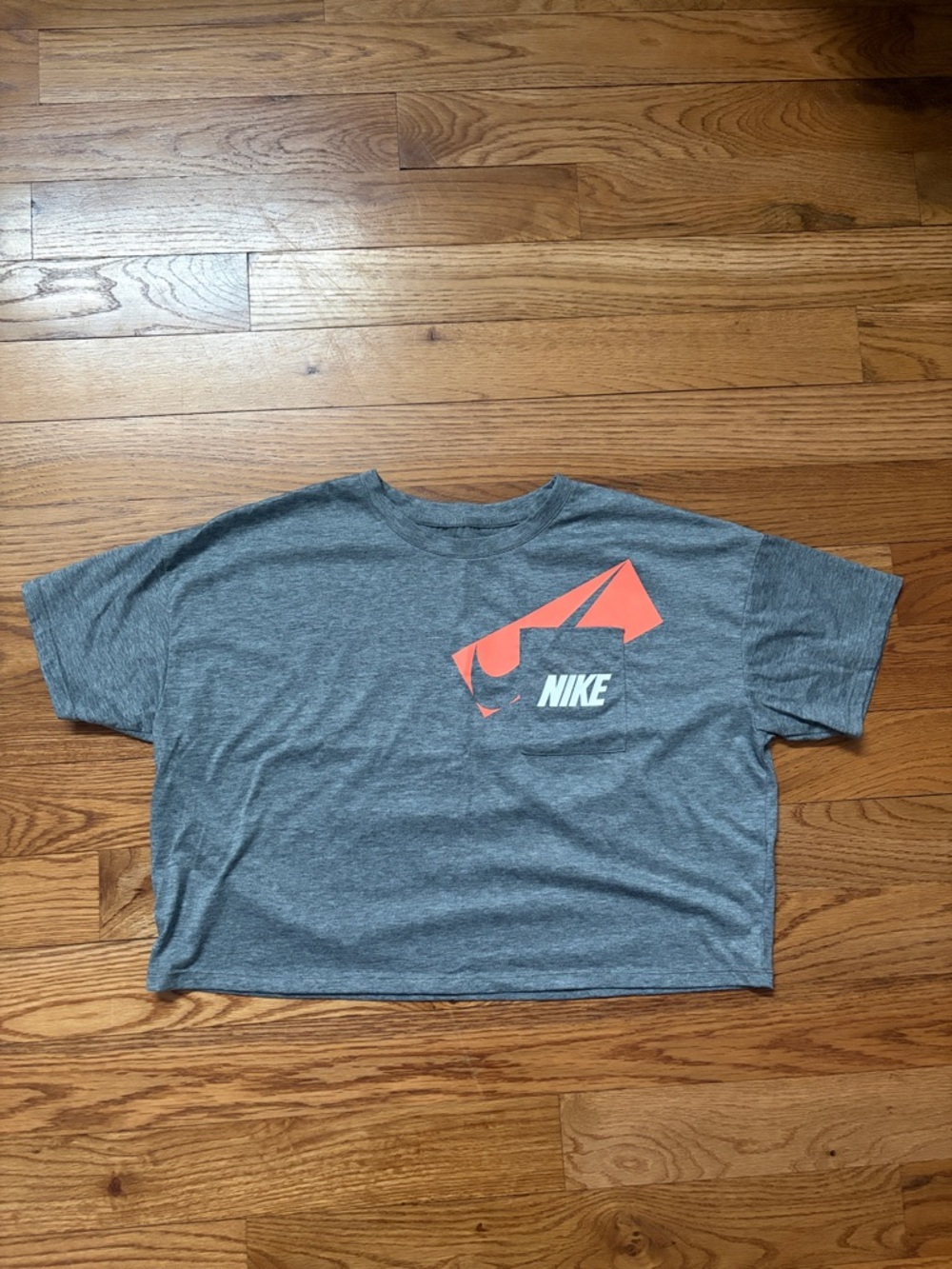 Nike Short Sleeve Tee with Orange Graphic